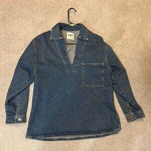 Zara denim tunic